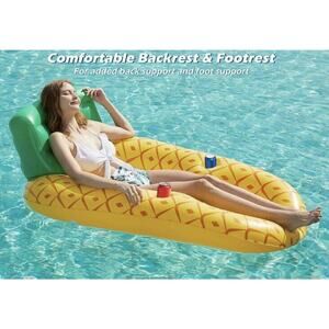 Jasonwell Inflatable Pool Float Adult - Pool Floaties Lounger Floats Raft Flo...
